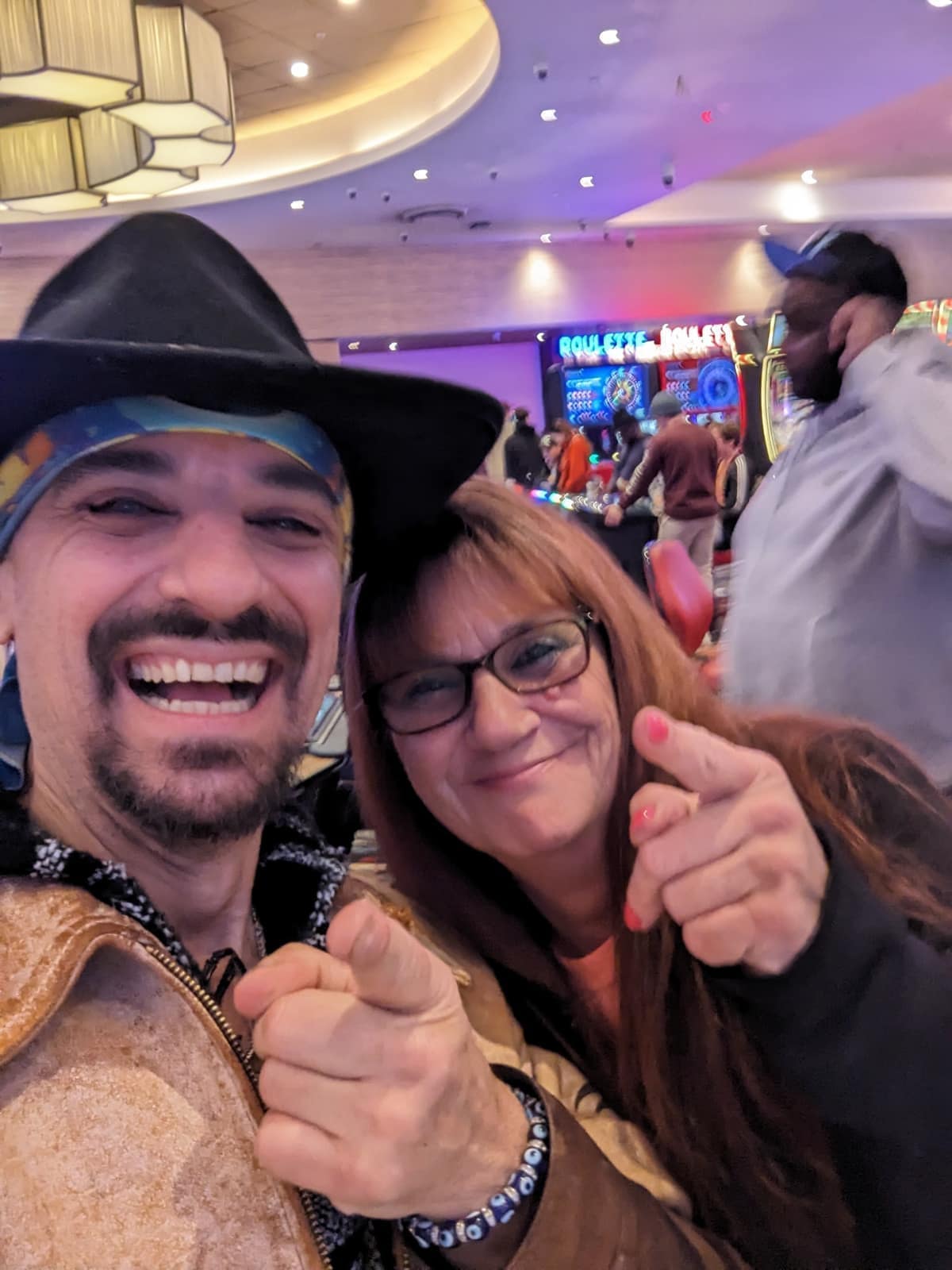 Joey with a friend or fellow player (17)